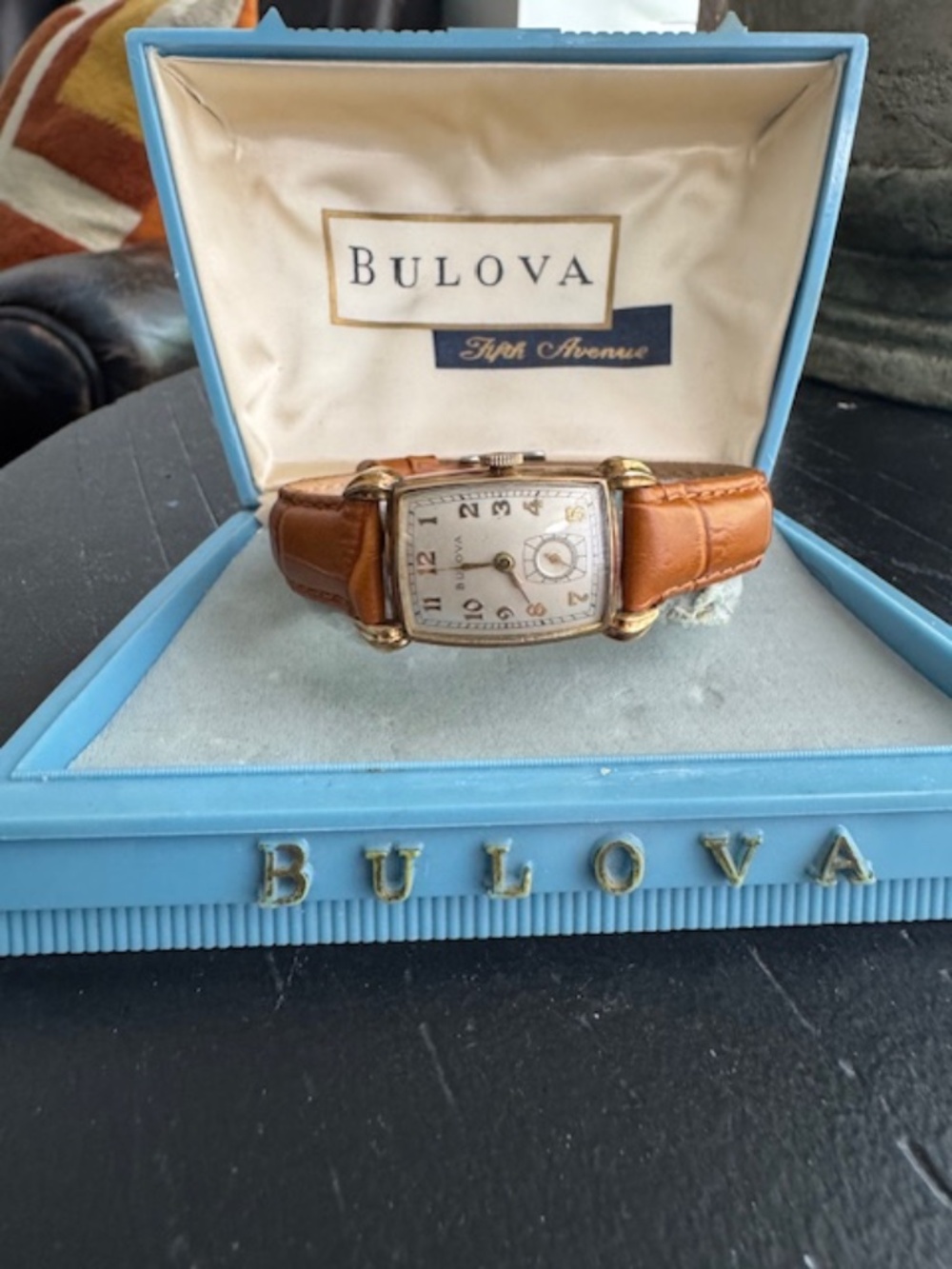 1940's Bulova Art Deco Unisex 10k Gold-Filled Watch